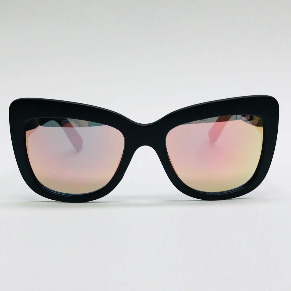 Cat Eye Sunglasses Mirrored Lens Fashion Shades Women Pink Luxury Shades UV400
